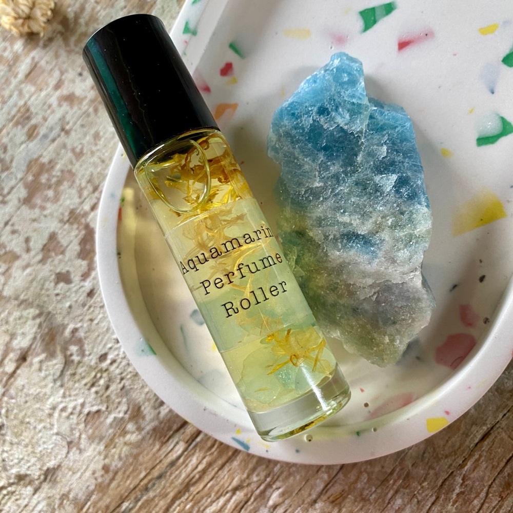 Aquamarine Coconut Oil Fragrance Scent Perfume Roll on Roller Essential Oils